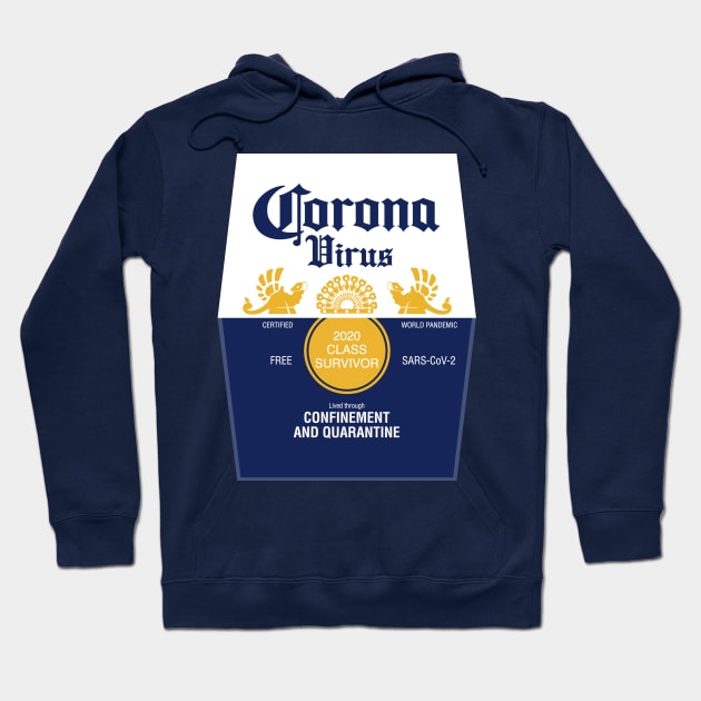 CoronaVirus Hoodie by thechromaticscale